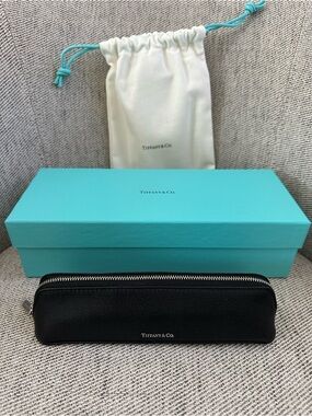 Tiffany & Co. Leather Pen/Cosmetic Case